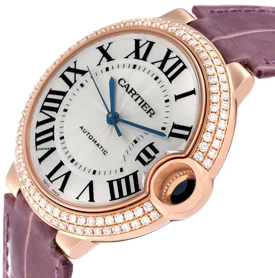 Cartier Ballon Bleu de Cartier WE900551 36.5mm Rose gold White 2