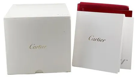 Cartier Mini Baignoire WB520025 25.5mm White gold Silver 6