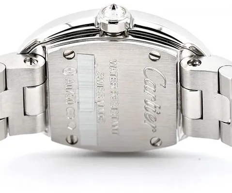 Cartier Mini Baignoire WB520025 25.5mm White gold Silver 9