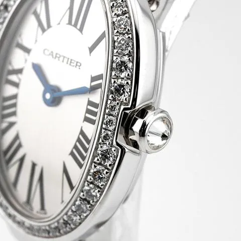 Cartier Mini Baignoire WB520025 25.5mm White gold Silver 3