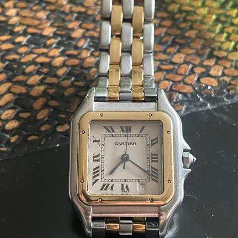 Cartier Panthère 183949 27mm Yellow gold and stainless steel Champagne