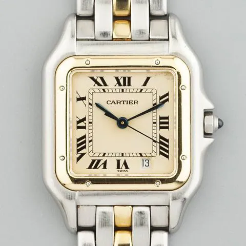 Cartier Panthère 183949 27mm Yellow gold and stainless steel White