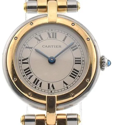 Cartier Panthère W25030B6 23mm Yellow gold and stainless steel White