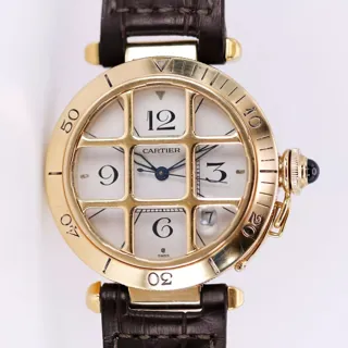 Cartier Pasha de Cartier Grille Yellow gold Cream