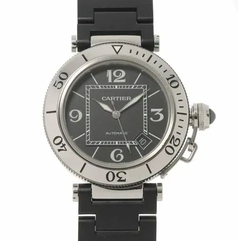 Cartier Pasha W31077U2 40mm Stainless steel Black