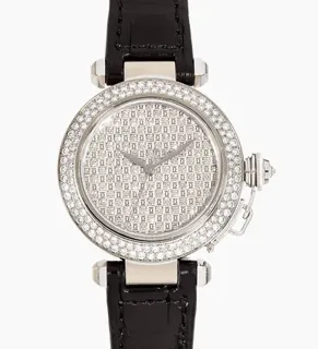 Cartier Pasha WJ108251 32mm White gold Silver