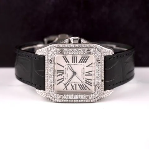 Cartier Santos 100 2878 33mm Stainless steel Silver 1