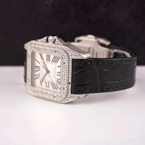 Cartier Santos 100 2878 33mm Stainless steel Silver 2