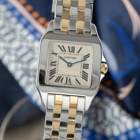 Cartier Santos Demoiselle W25067Z6 37mm Yellow gold and stainless steel