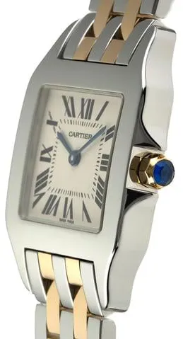 Cartier Santos Demoiselle W25067Z6 37mm Yellow gold and stainless steel 4