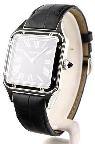 Cartier Santos Dumont WSSA0046 31.4mm Stainless steel Black 11