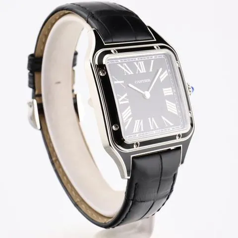 Cartier Santos Dumont WSSA0046 31.4mm Stainless steel Black 7