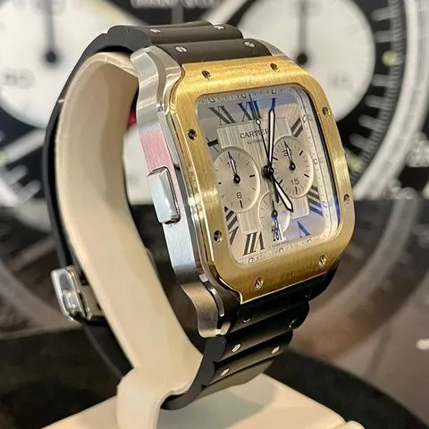 Cartier Santos W2SA0008 Yellow gold and stainless steel Silver 5