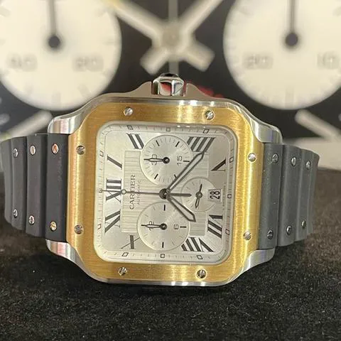 Cartier Santos W2SA0008 Yellow gold and stainless steel Silver 6