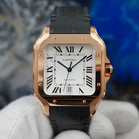 Cartier Santos WGSA0019 40mm Rose gold White