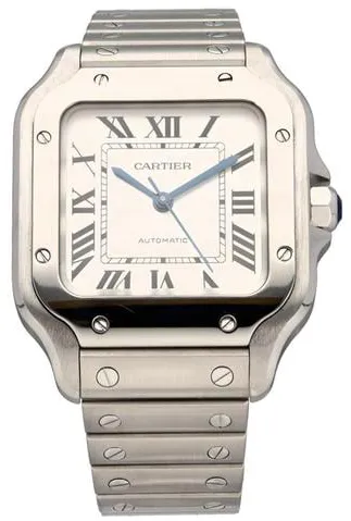 Cartier Santos 35mm Stainless steel Gray