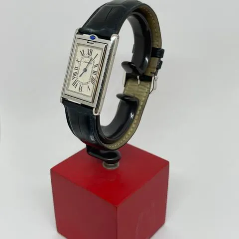 Cartier Tank 2390 25mm Stainless steel White 1