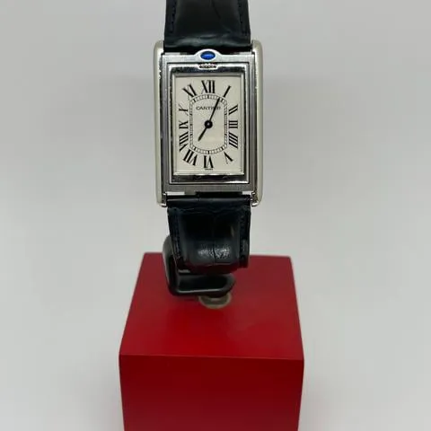 Cartier Tank 2390 25mm Stainless steel White 2