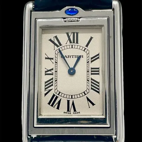 Cartier Tank 2390 25mm Stainless steel White