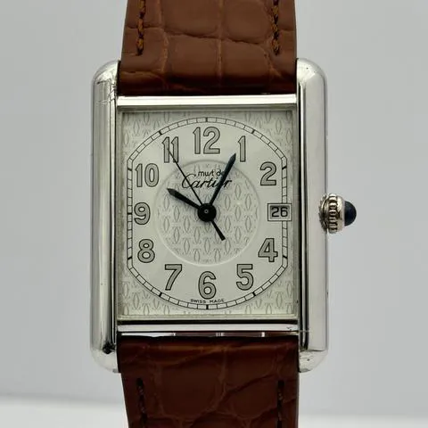 Cartier Tank 2414 25mm Silver Silver