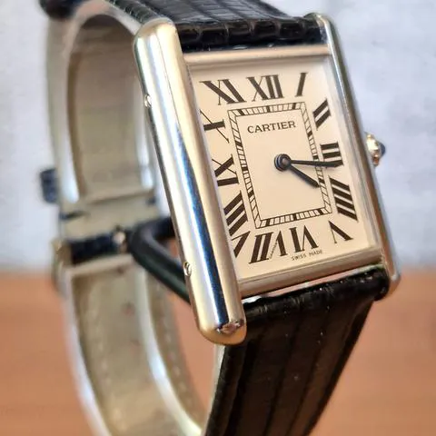 Cartier Tank 4323 34mm Stainless steel White