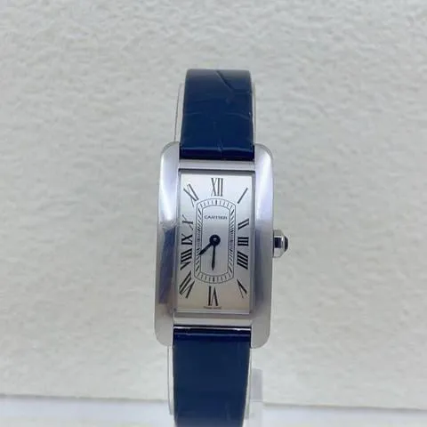 Cartier Tank Américaine WSTA0082 35.5mm Stainless steel White