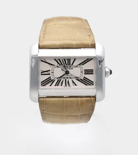 Cartier Tank Divan 2612 Stainless steel Silver