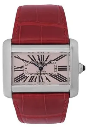 Cartier Tank Divan 2612 38mm Stainless steel White