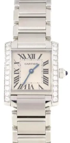 Cartier Tank Française W4TA0008 20mm Stainless steel Silver