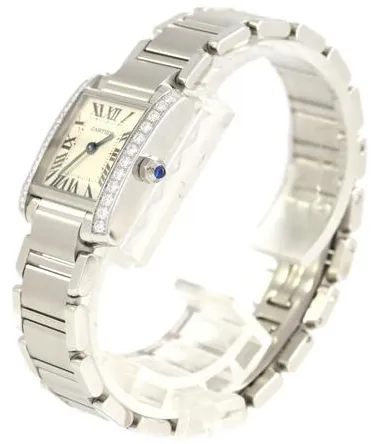 Cartier Tank Française W4TA0008 20mm Stainless steel Silver 1