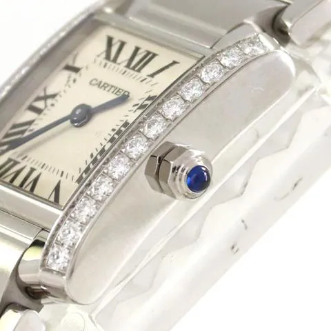 Cartier Tank Française W4TA0008 20mm Stainless steel Silver 3