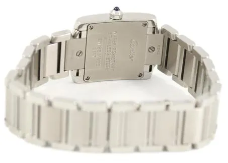 Cartier Tank Française W4TA0008 20mm Stainless steel Silver 4