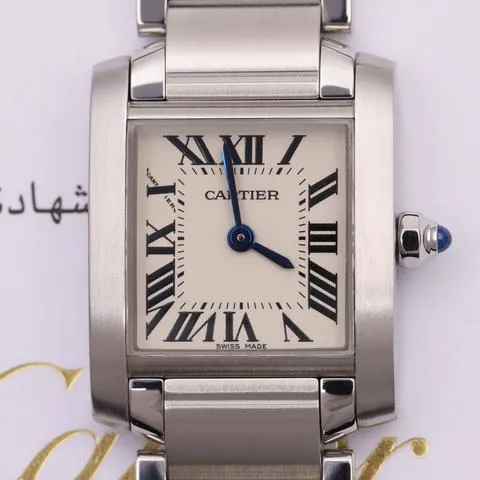 Cartier Tank Française W51008Q3 20mm Stainless steel Silver 5