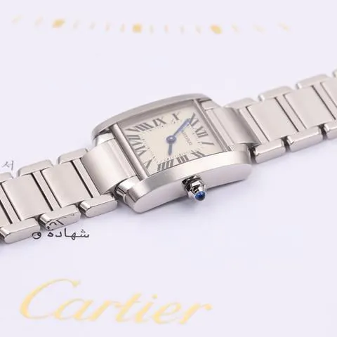 Cartier Tank Française W51008Q3 20mm Stainless steel Silver 2