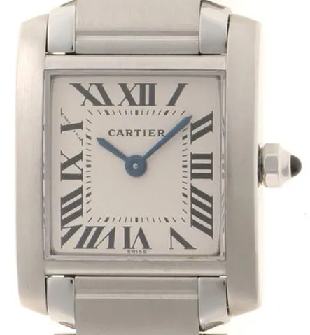 Cartier Tank Française W51008Q3 20.5mm Stainless steel White