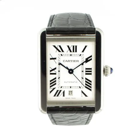 Cartier Tank Solo WSTA0029 31mm Stainless steel White