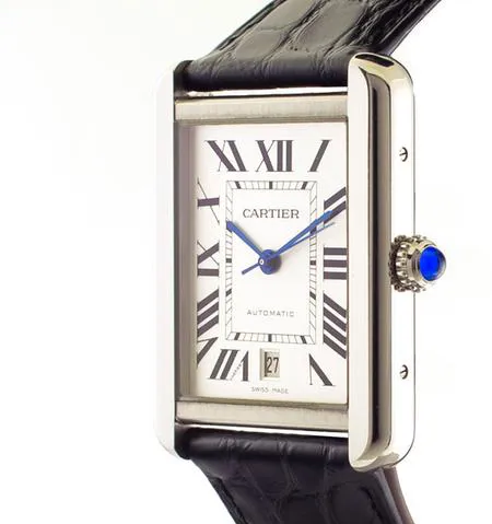 Cartier Tank Solo WSTA0029 31mm Stainless steel White 2