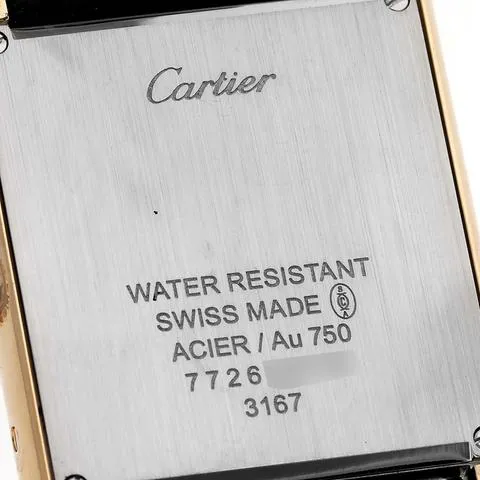 Cartier Tank Solo 34mm Yellow gold Silver 4
