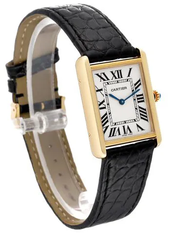 Cartier Tank Solo 34mm Yellow gold Silver 6