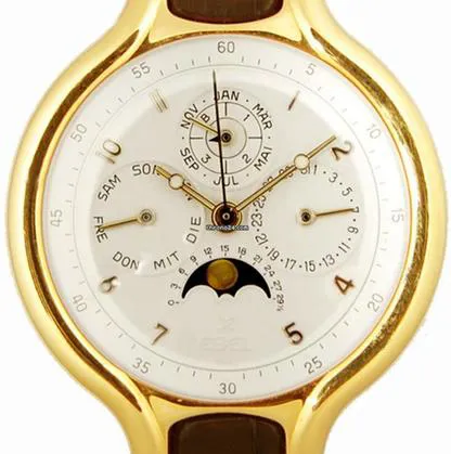 Ebel Beluga 8129960 36mm Yellow gold White