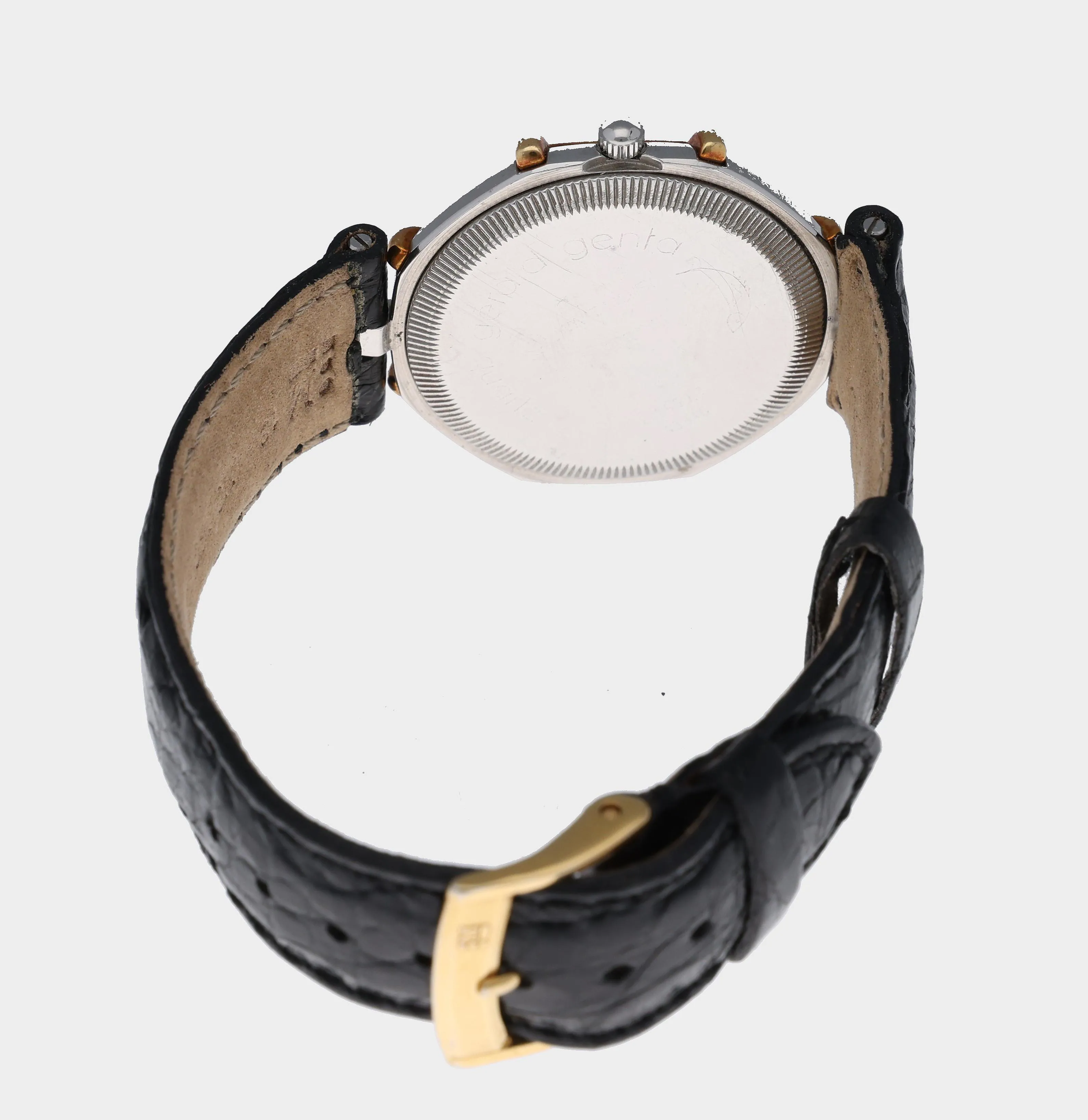 Gérald Genta G2860.7 35mm Yellow gold and Stainless steel Mother-of-pearl 4