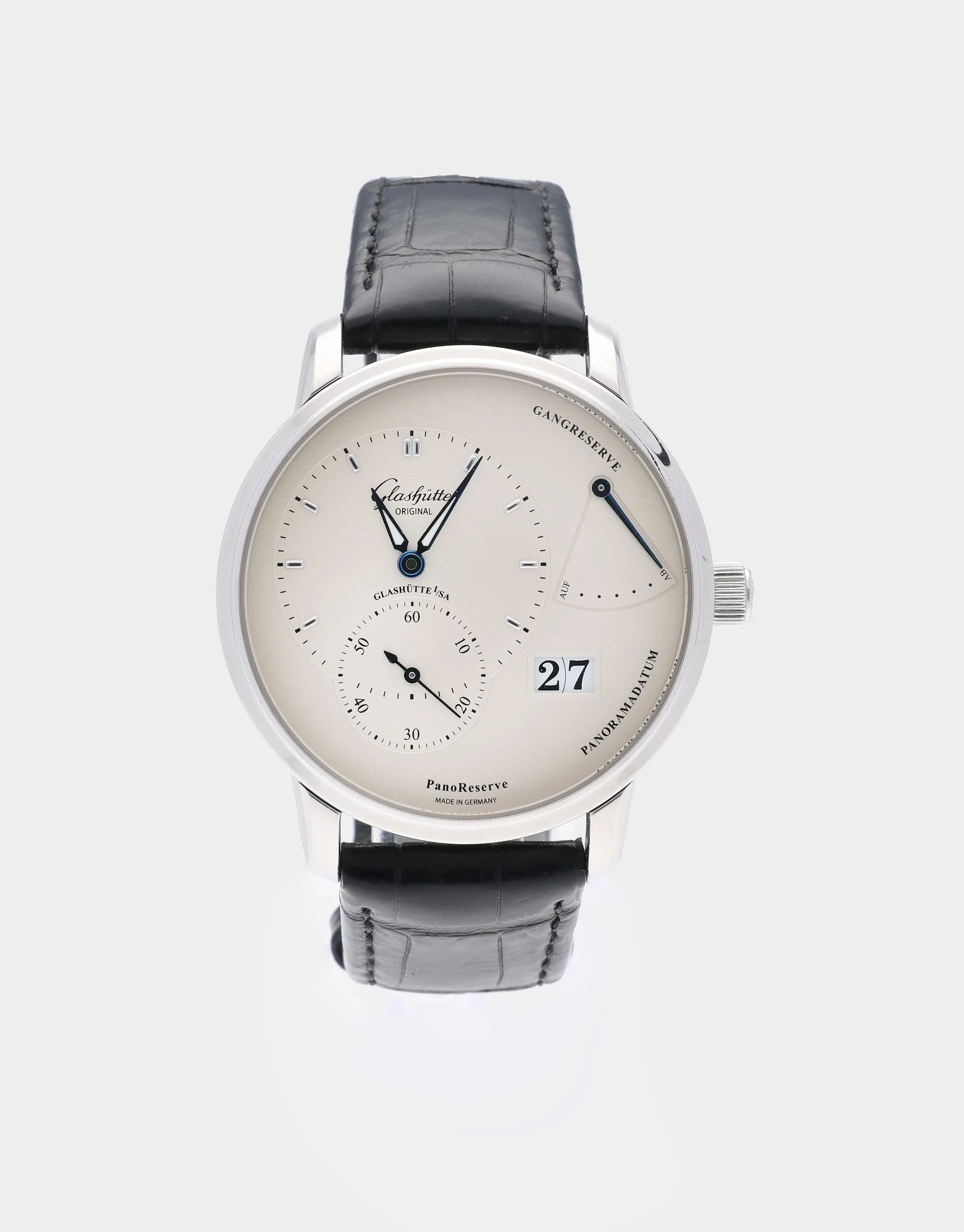 Glashütte PanoReserve 65-01-22-12-24 40mm Stainless steel Silver