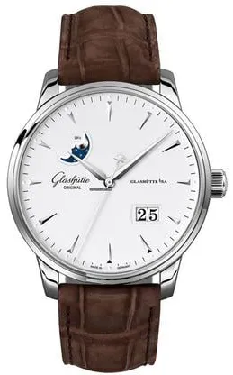 Glashütte Senator 1-36-04-05-02-31 42mm Stainless steel White