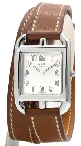 Hermès Cape Cod CC1.210 23mm Stainless steel White