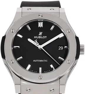 Hublot Classic Fusion 45, 42, 38, 33  511.NX.1171.RX Titanium Black