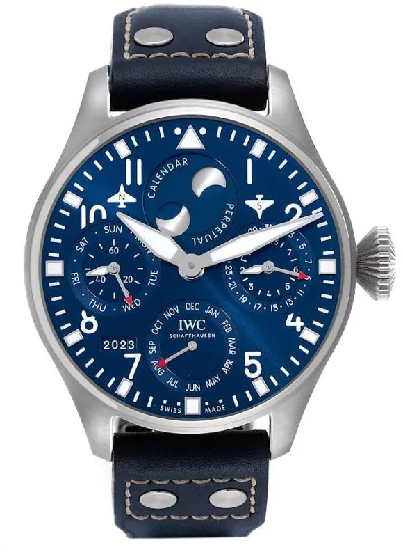 IWC Big Pilot IW503605 46.2mm Stainless steel Blue