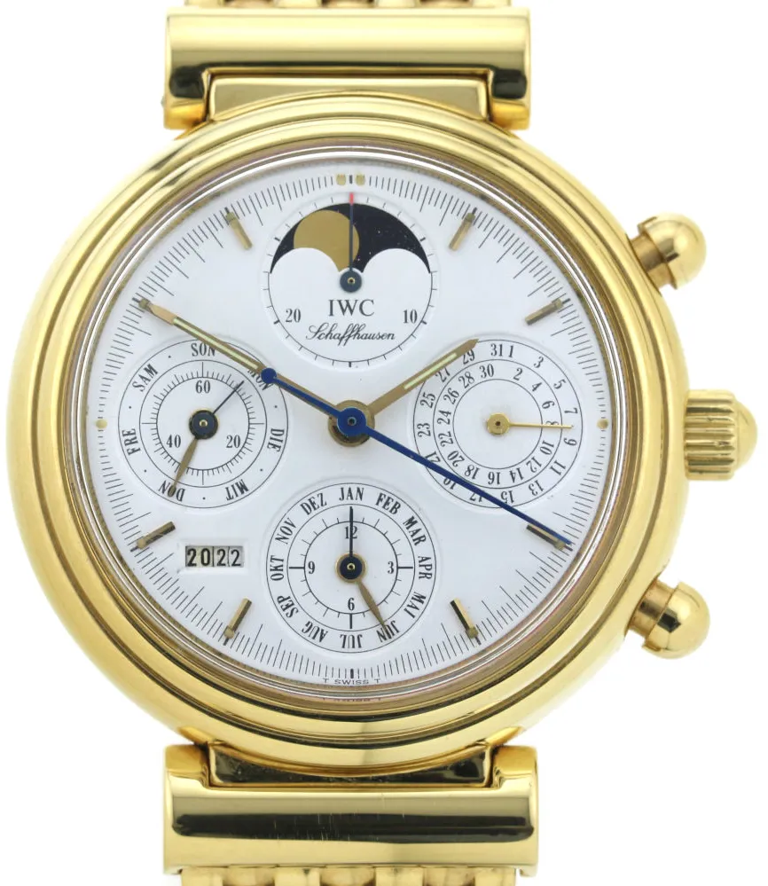 IWC Da Vinci Perpetual Calendar IW3750 39mm Yellow gold 2