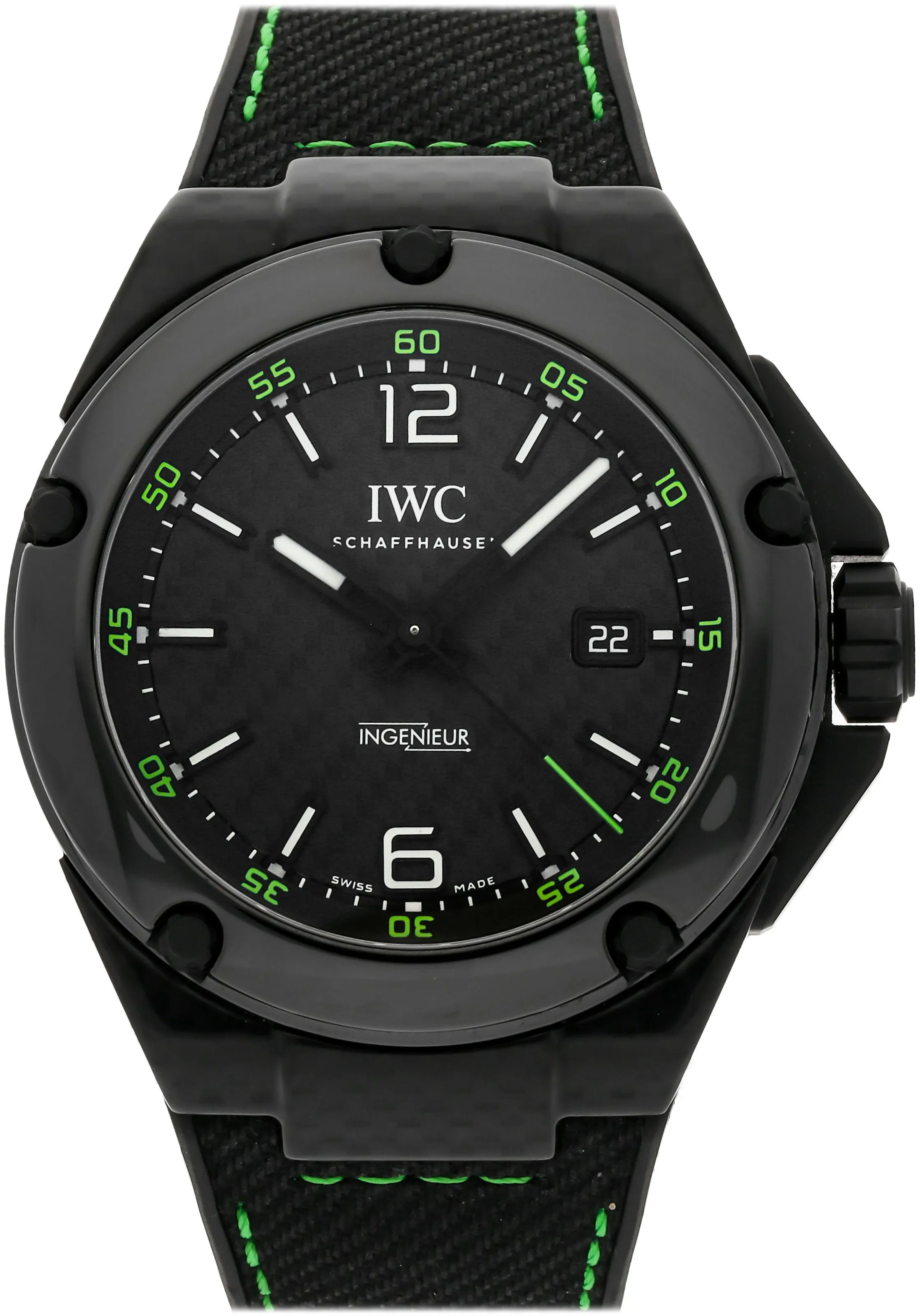 IWC Ingenieur IW322404 46mm Carbon fiber Black