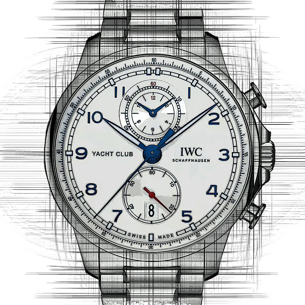 IWC Portugieser IW390702 44.5mm Stainless steel Silver