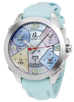 Jacob & Co. Five Time Zone nullmm Stainless steel Mother-of-pearl